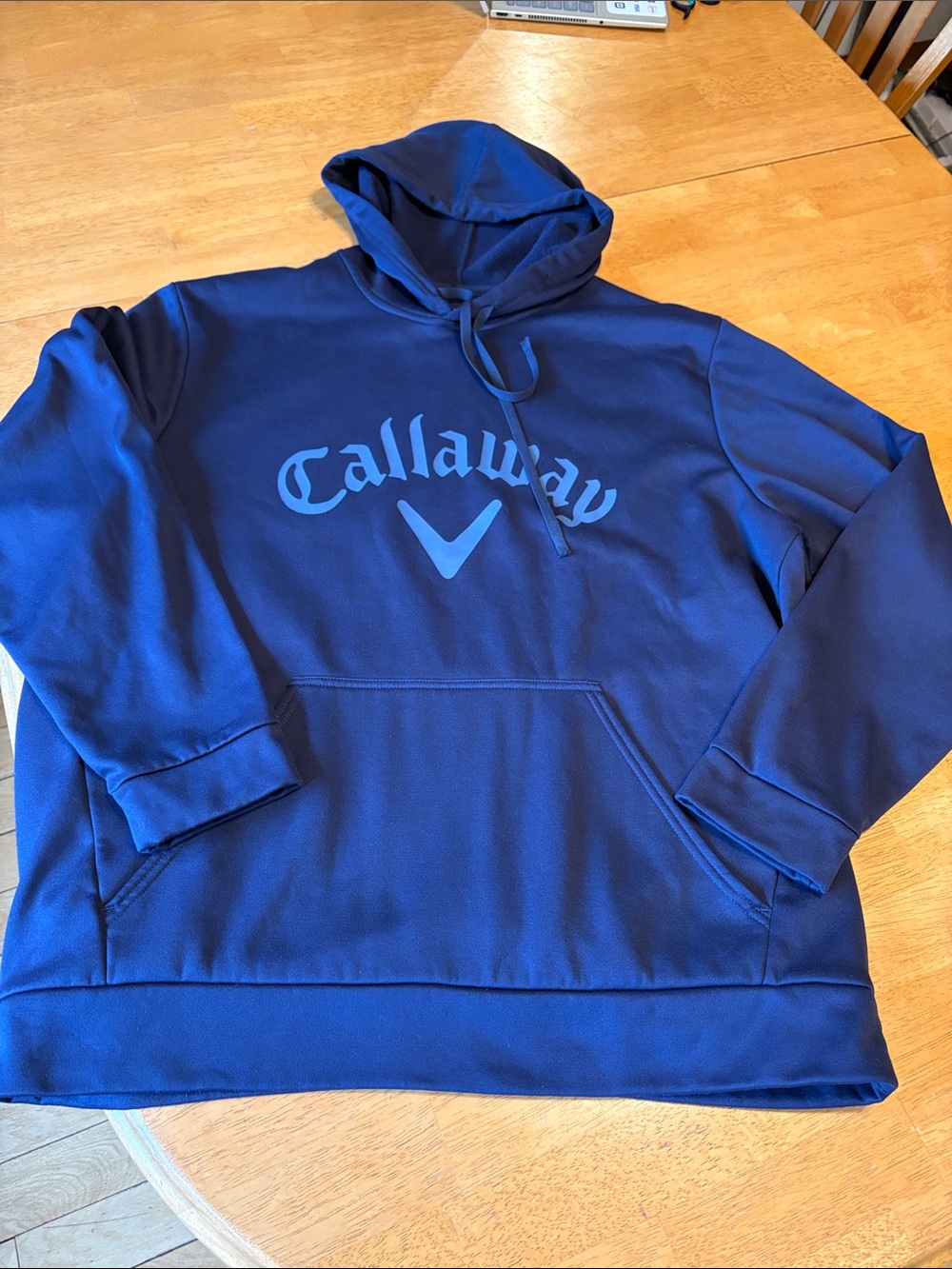 Callaway Golf Pullover Hoodie Men’s Large Navy Blue Logo Performance